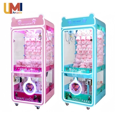 Cheap Indoor Coin Operated Arcade Game Crane Claw Machine Toy Plush Doll Machine for Kids