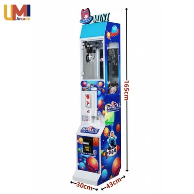 High-Quality Arcade Mega Mini Claw Machine Space-Saving Tall Claw Machine Custom Options Vending Game Plush Toys Coin Operated