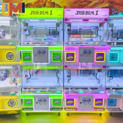 Hot Selling Mini Claw Machine Custom logo Coin-operated Boutique Plush Toys Arcade Game Vending Machine for Mall & FEC Use
