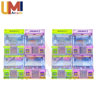 Hot Selling Mini Claw Machine Custom logo Coin-operated Boutique Plush Toys Arcade Game Vending Machine for Mall & FEC Use