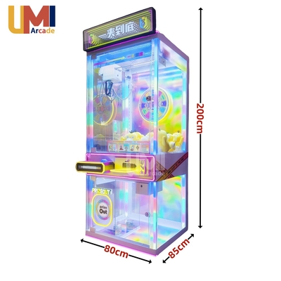 New Design Coin-Operated Claw Machine Prize Wheel Arcade Games Plush Toys Labubu Blind Box Gift Shop Claw Game Vending Machine