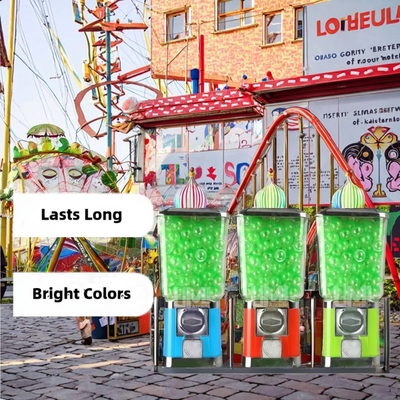 UMI Colorful  Bubble Gum Candy Dispenser Mini Square Pinball Machine Toy Metal Coin Pusher Tabletop Gumball Dispenser