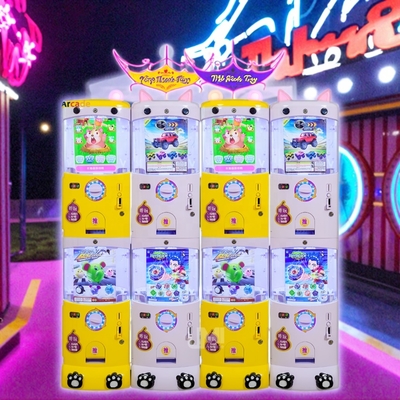 Cartoon-Style Double-Layer Capsule Toys Gashapon Vending Machine Kids' Amusement Game with Digital Printing Logo