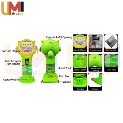 High Quality Big Vending Machine Coin-Operated 50-100mm Capsule Toys Gachapon Machine for Children Amusement Playground