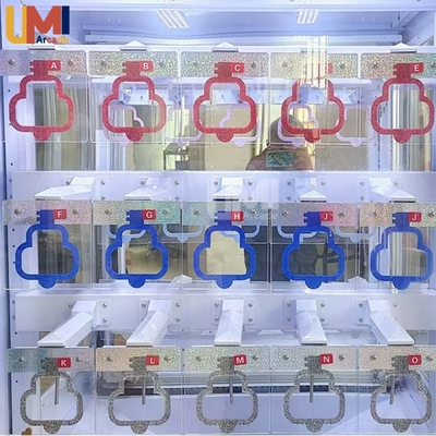 15 Grids Push Keyhole Prize game machine Gift Toys Vending Arcade Key Master Machine for sale