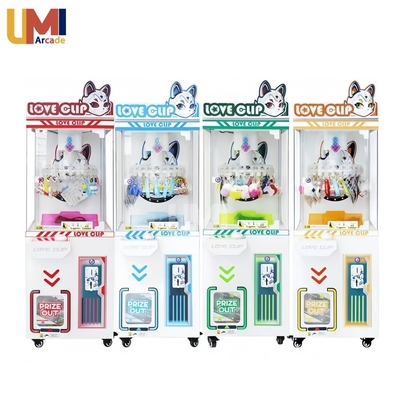 Factory Wholesale Clip Claw Coin Operated Arcade Game Prize out Vending Machine Gift Prize Clip Machine