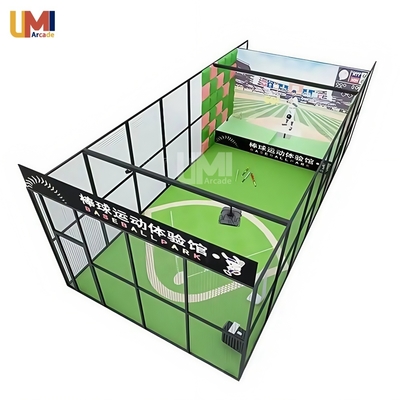 Indoor Sport Baseball Simulator Interactive Baseball Shooting Machine  for Indoor Playground Amusement Equipment
