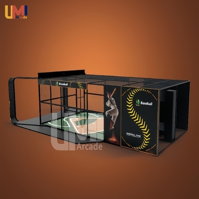 Indoor Sport Baseball Simulator Interactive Baseball Shooting Machine  for Indoor Playground Amusement Equipment