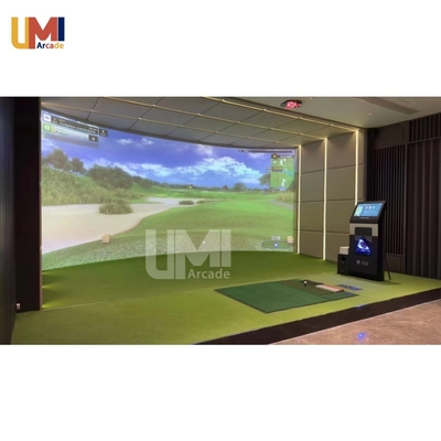 High-Precision Indoor Golf Simulators Interactive Projection Golf Simulator System Immersive Virtual Courses with Ball Tracking
