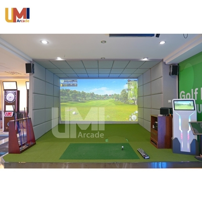 High-Precision Indoor Golf Simulators Interactive Projection Golf Simulator System Immersive Virtual Courses with Ball Tracking