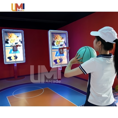 Shooting Machine Basketball Arcade Game Coin Operated Basketball Machine Competition Interactive Indoor Amusement Equipment