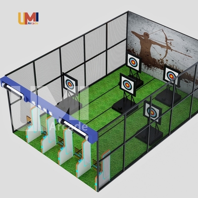 Coin-Operated Archery Game Target Shooting Machine Equipment with Real-Time Feedback Screen for Indoor Sport Playrooms