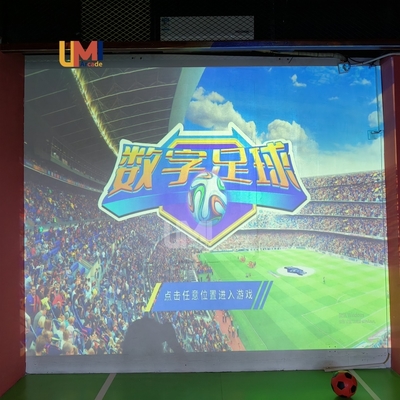 Indoor Football Simulator Sport Football Shooting Equipment with Motion-Sensing Team Building Game for Indoor Entertainment Game