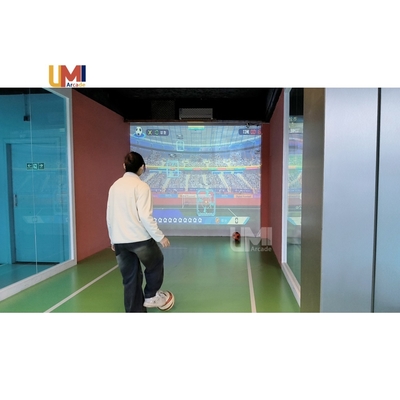 Indoor Football Simulator Sport Football Shooting Equipment with Motion-Sensing Team Building Game for Indoor Entertainment Game