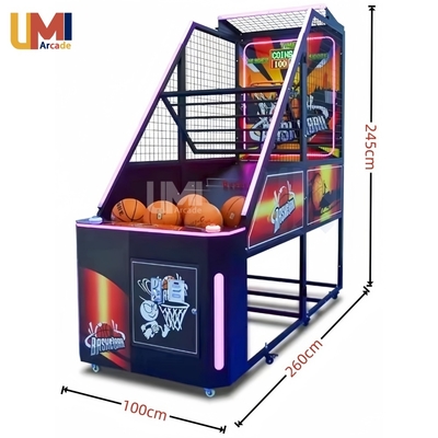 Coin Operated Basketball Hoop Arcade Game Machine Basketball Machine Shooting Basketball Ball Training Equipment for Sale