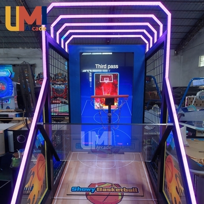 Basketball Arcade Game Machine Coin Operated Games 42-inches LCD Kids Basketball Training Equipment for Shopping Mall