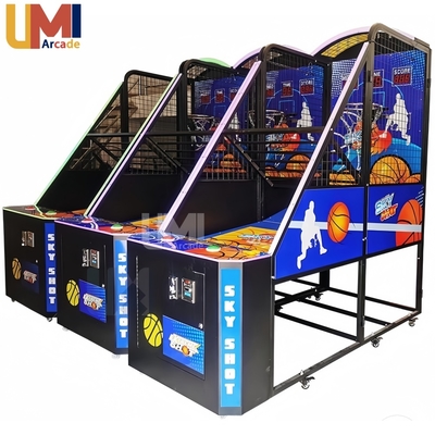 Manufacture Foldable Basketball Hoop Street Shooting Machine Basketball  Arcade Game Machine for Sale