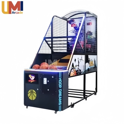 Manufacture Foldable Basketball Hoop Street Shooting Machine Basketball  Arcade Game Machine for Sale