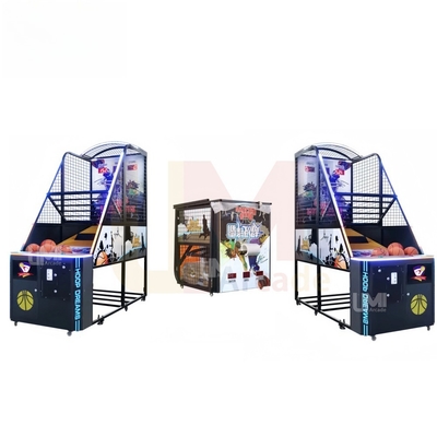 Manufacture Foldable Basketball Hoop Street Shooting Machine Basketball  Arcade Game Machine for Sale