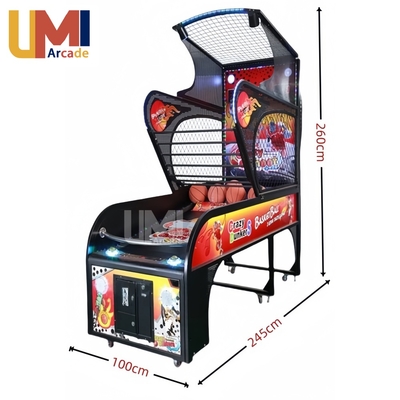 Factory Wholesale Cheap Indoor Coin Operated Arcade Basketball Shooting Game Machine Street Basketball Hoop Game Machine