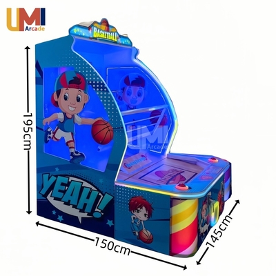 Kids Mini Basketball Shoot Machine Coin Operated  Basketball Arcade Game for Indoor Children Playground Amusement
