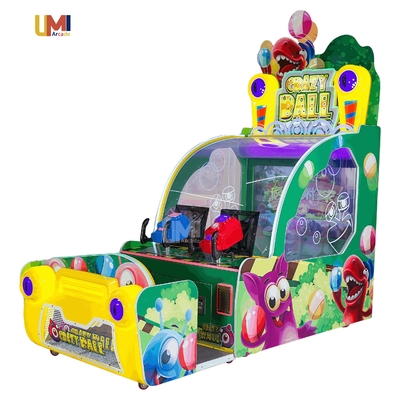 Children's Indoor Arcade Shooting Machine Crazy Ball Shooting Interactive Video Game for Kids Amusement Park