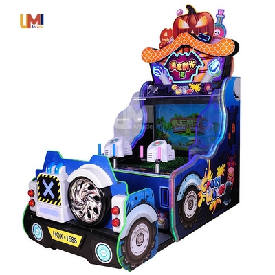 Crazy Water Shooting Arcade Kids Game Machine Coin-Operated Shooting Simulator 1 Year Metal Plastic for  Children