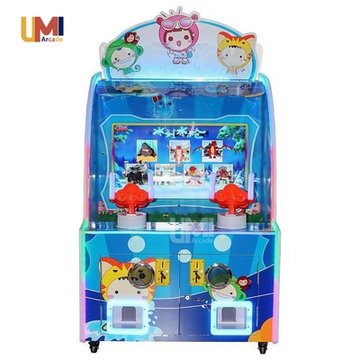 Indoor Kids Interactive Water Gun Arcade Machine 32-Inch Video Shooting 2-Player Token Coin-operated Arcade Games for Sale