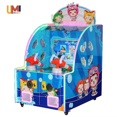 Indoor Kids Interactive Water Gun Arcade Machine 32-Inch Video Shooting 2-Player Token Coin-operated Arcade Games for Sale