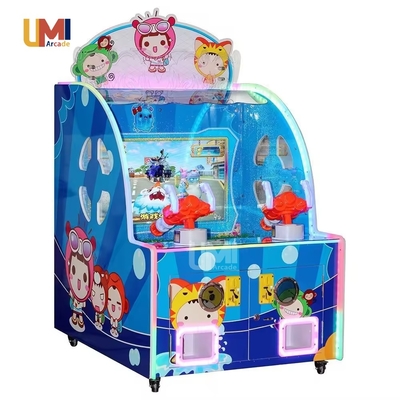 Indoor Kids Interactive Water Gun Arcade Machine 32-Inch Video Shooting 2-Player Token Coin-operated Arcade Games for Sale