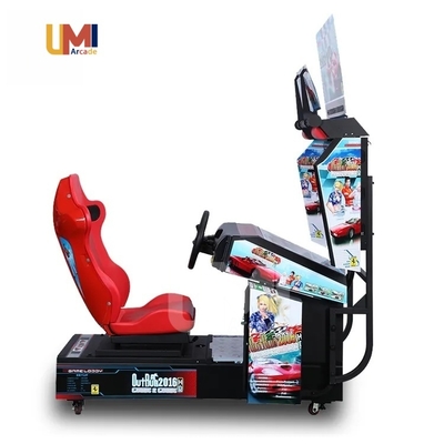 High-Speed Arcade Racing Car Simulator Machine