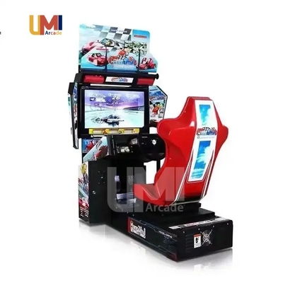 High-Speed Arcade Racing Car Simulator Machine