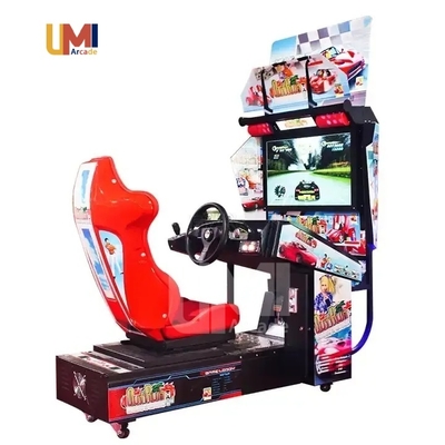 High-Speed Arcade Racing Car Simulator Machine