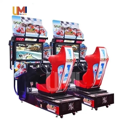 High-Speed Arcade Racing Car Simulator Machine