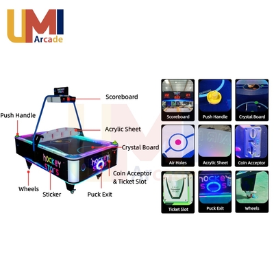 Wholesale Entertainment Amusement Park Air Hockey Machines Digital Score Air Hockey Table Game Machine