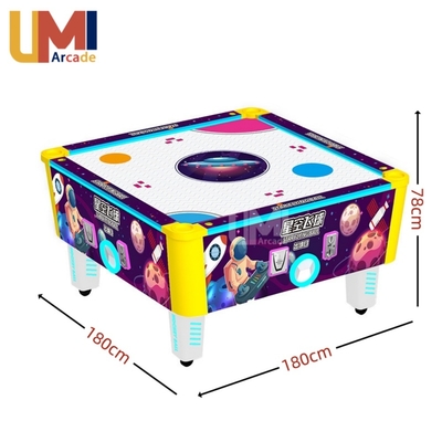 Air Hockey Table 4 Player Arcade Game Machine Ice Hockey Coin Operated Hockey Shooting Games for Kids and Adults Entertainment