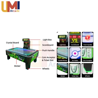 Electronic Scoring Air Hockey Table Machine High-Speed Arcade Air Hockey Machine Coin Operated Games
