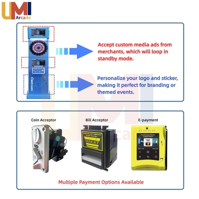 Coin Operated Durable Soft Tip Dart Machine with Real Time Scoring Arcade Shooting Game for Indoor Playground