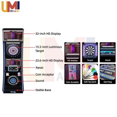 Professional Competition Electronic Darts Board Arcade Darts Games Coin Operated for Amusement Bars Clubs
