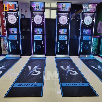 Commercial Indoor Sports Automatic Scoring Metal Dart Machine 6+ Years for Game Centers Spanish & Japanese Language Metal Board