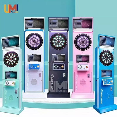Commercial Indoor Sports Automatic Scoring Metal Dart Machine 6+ Years for Game Centers Spanish & Japanese Language Metal Board
