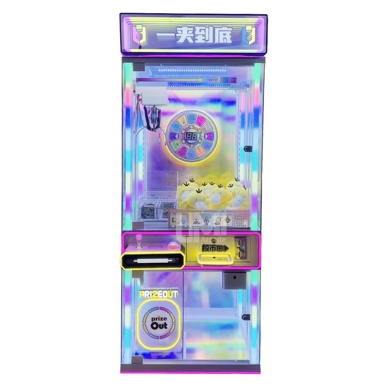 New Design Coin-Operated Claw Machine Prize Wheel Arcade Games Plush Toys Labubu Blind Box Gift Shop Claw Game Vending Machine