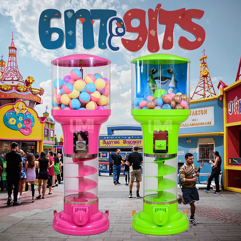 Factory Price Gachapon Capsule Toy Machine Kids Coin Operated Gashapon Ball Vending Machines Gumball Machine