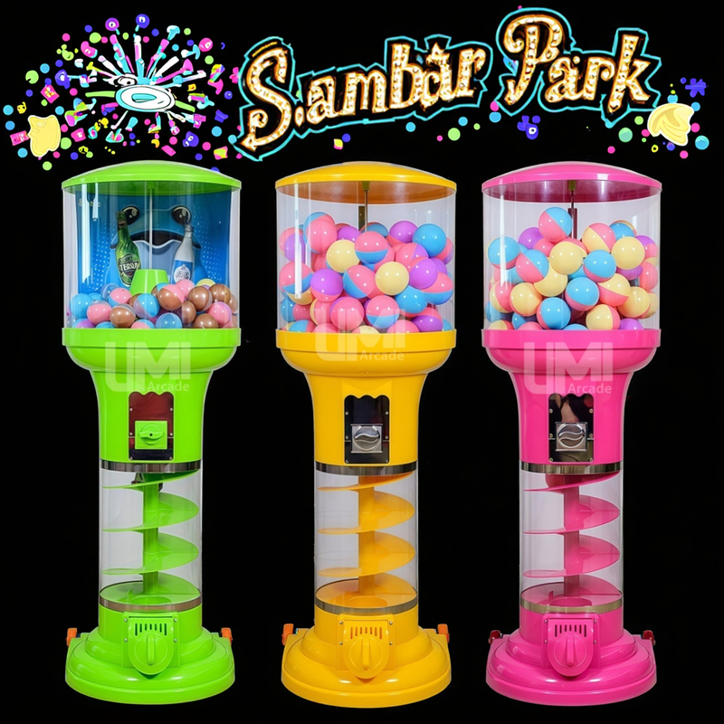 Factory Price 75-100mm Capsule Toys Vending Machine Plastic Zinc Alloy English Spanish Japanese