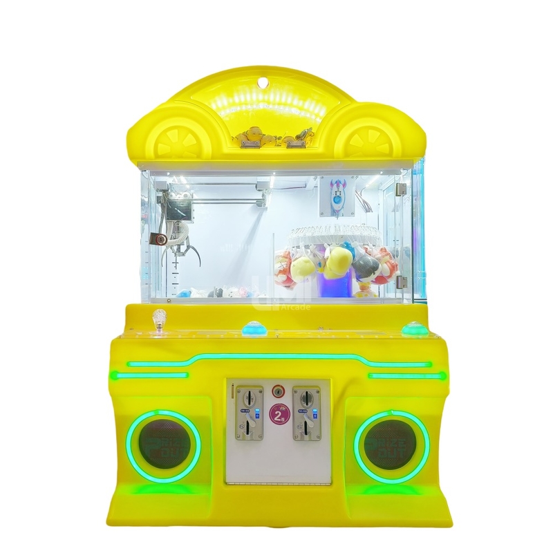 Coin-operated 2 Player Vending Machines Mini Prize Toys Gaming Clip and Claw Crane Arcade Machine for Kids
