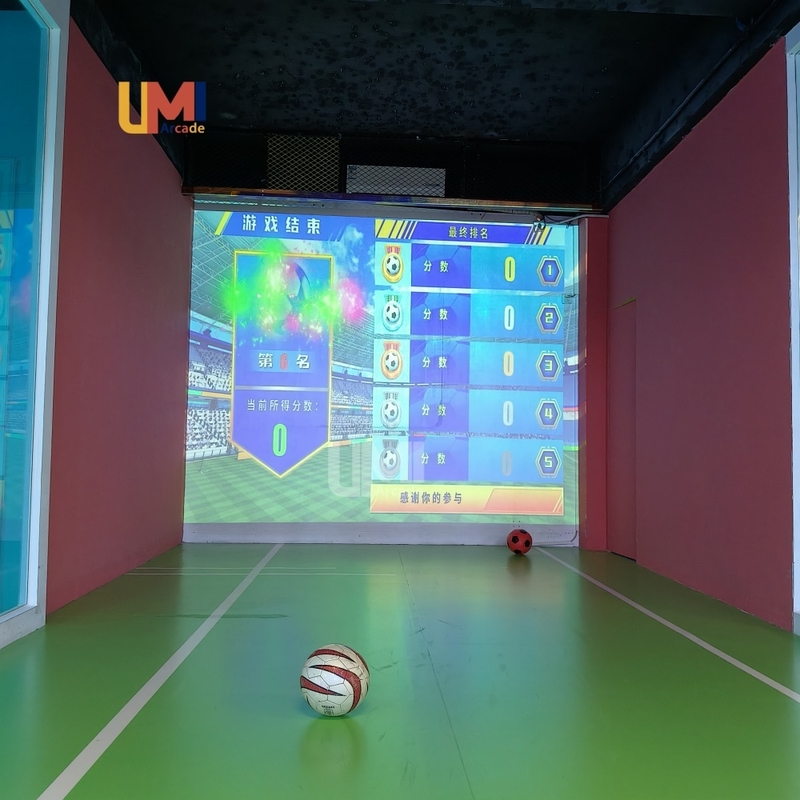 Indoor Football Simulator Sport Football Shooting Equipment with Motion-Sensing Team Building Game for Indoor Entertainment Game