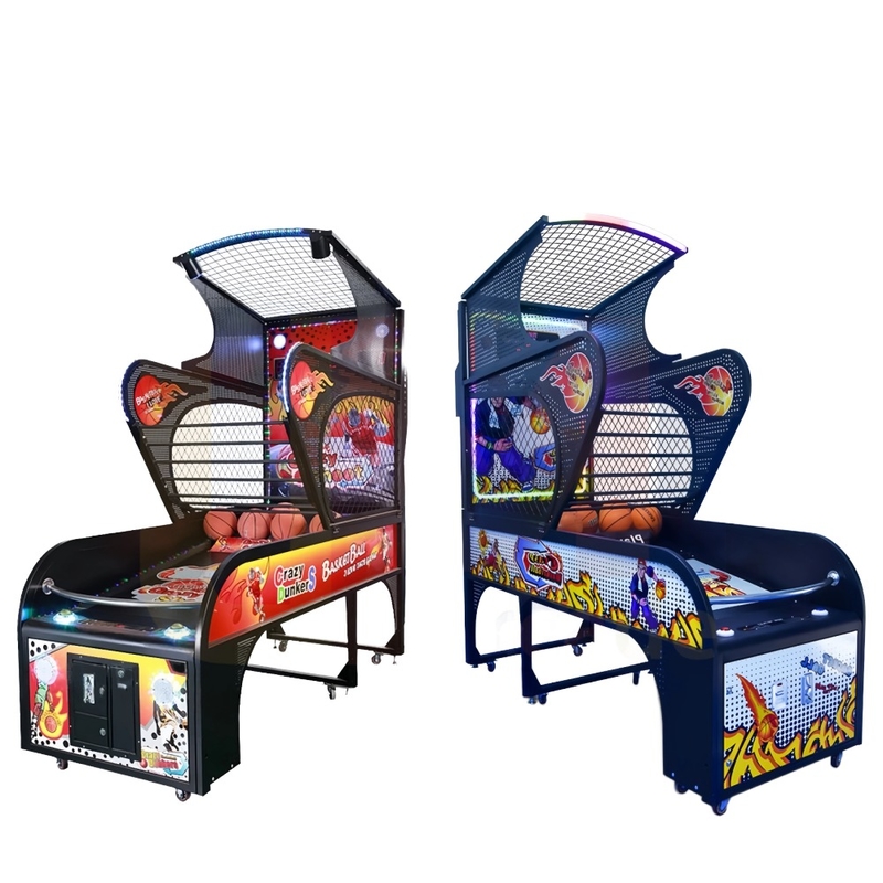 Factory Wholesale Cheap Indoor Coin Operated Arcade Basketball Shooting Game Machine Street Basketball Hoop Game Machine