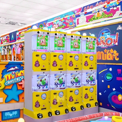 Cartoon-Style Double-Layer Capsule Toys Gashapon Vending Machine Kids' Amusement Game with Digital Printing Logo