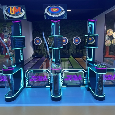 Coin-Operated Archery Game Target Shooting Machine Equipment with Real-Time Feedback Screen for Indoor Sport Playrooms