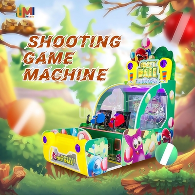 Children's Indoor Arcade Shooting Machine Crazy Ball Shooting Interactive Video Game for Kids Amusement Park